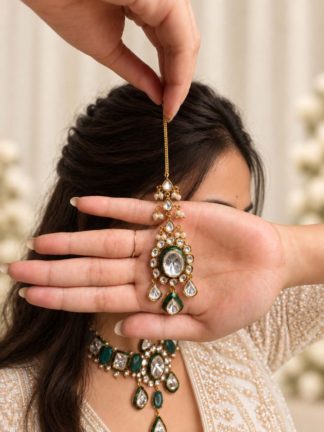 Ratnangi Polki Necklace Set