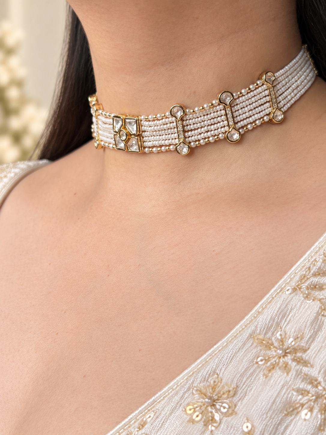 Mihi Kundan Choker Set