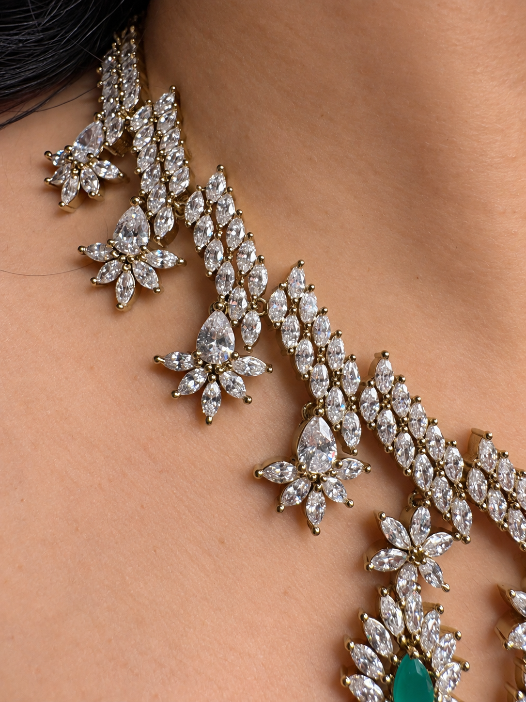 Aarini AD Necklace Set