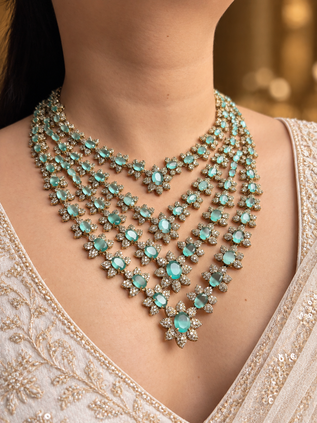 Avika Multi-Layered Necklace Set