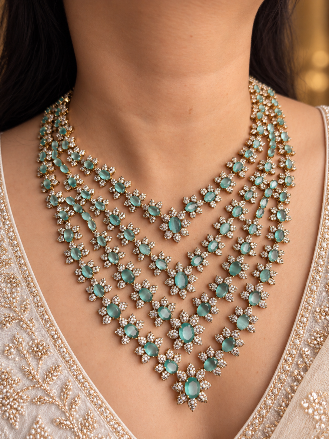 Avika Multi-Layered Necklace Set