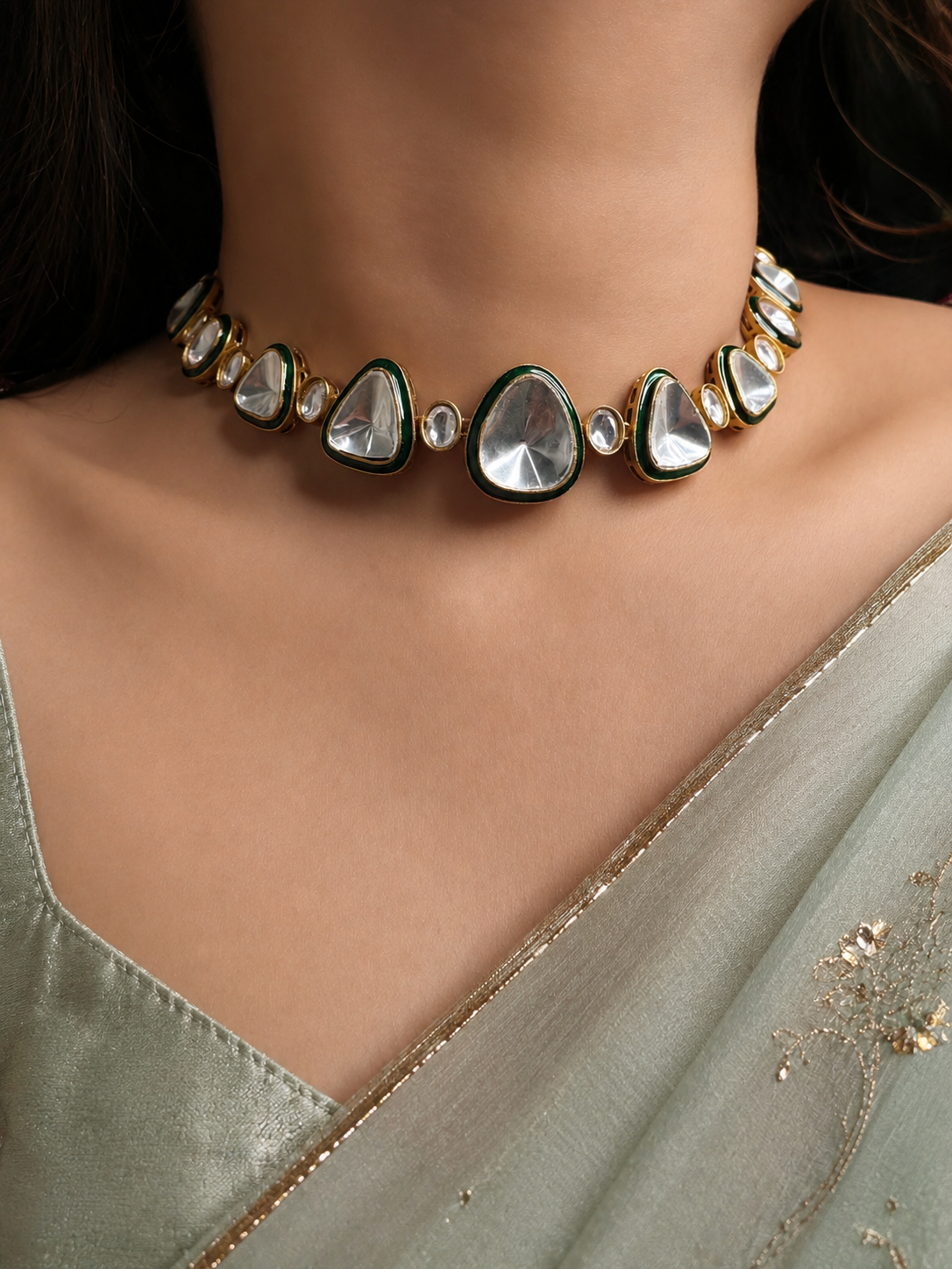 Vamika Polki Necklace set