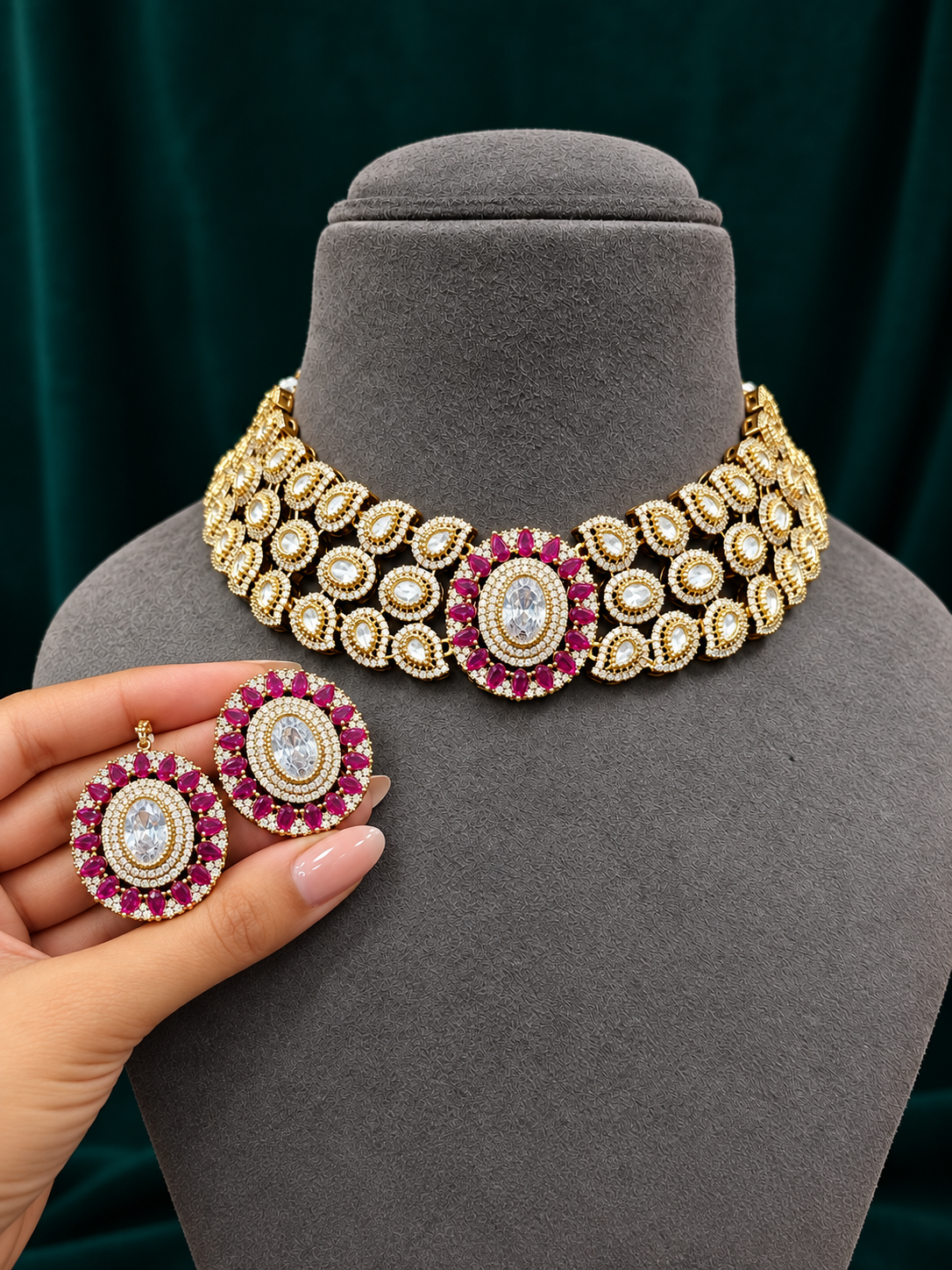 Vritika AD Choker Set