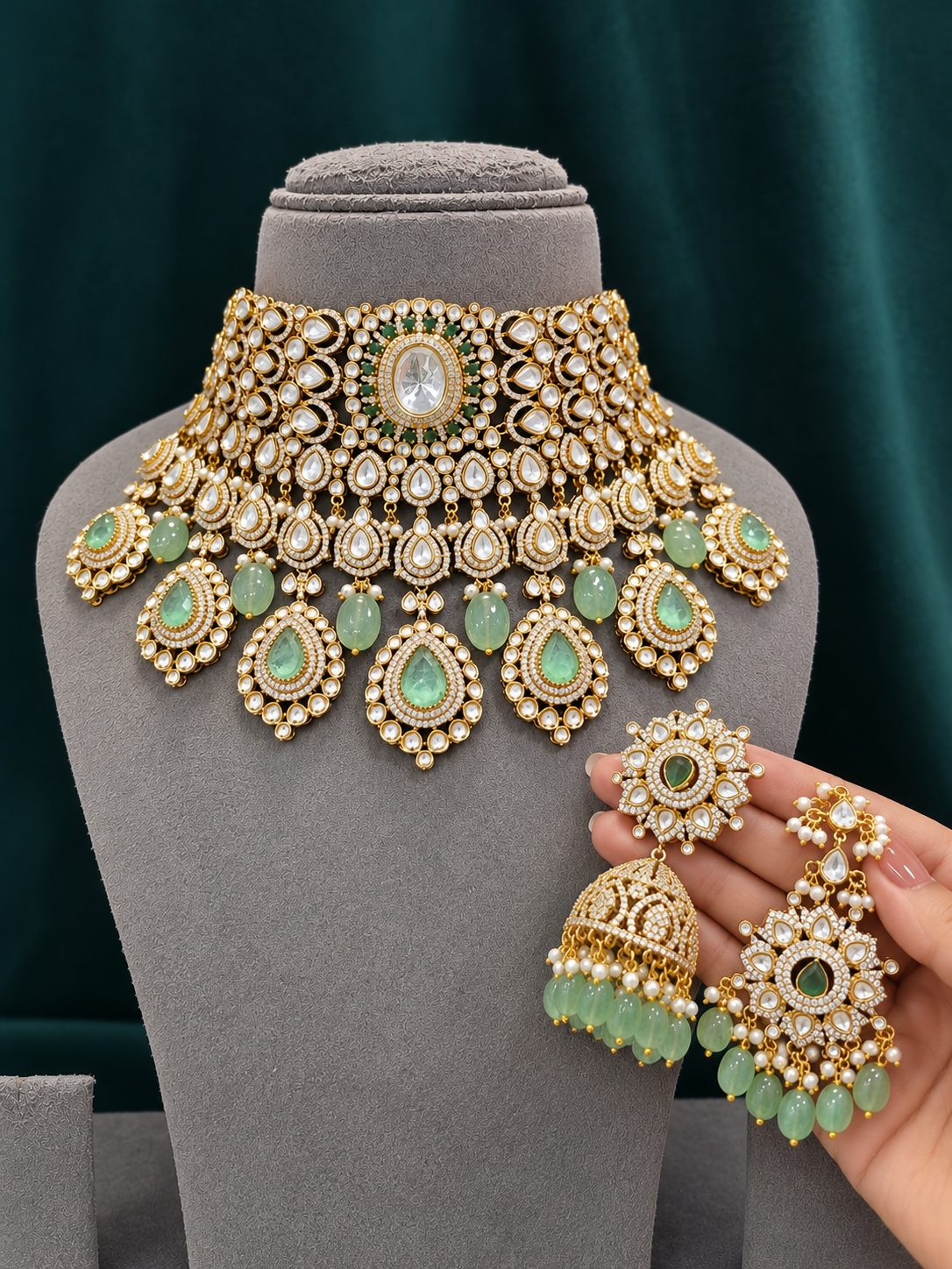 Varnika Bridal Polki Choker Set