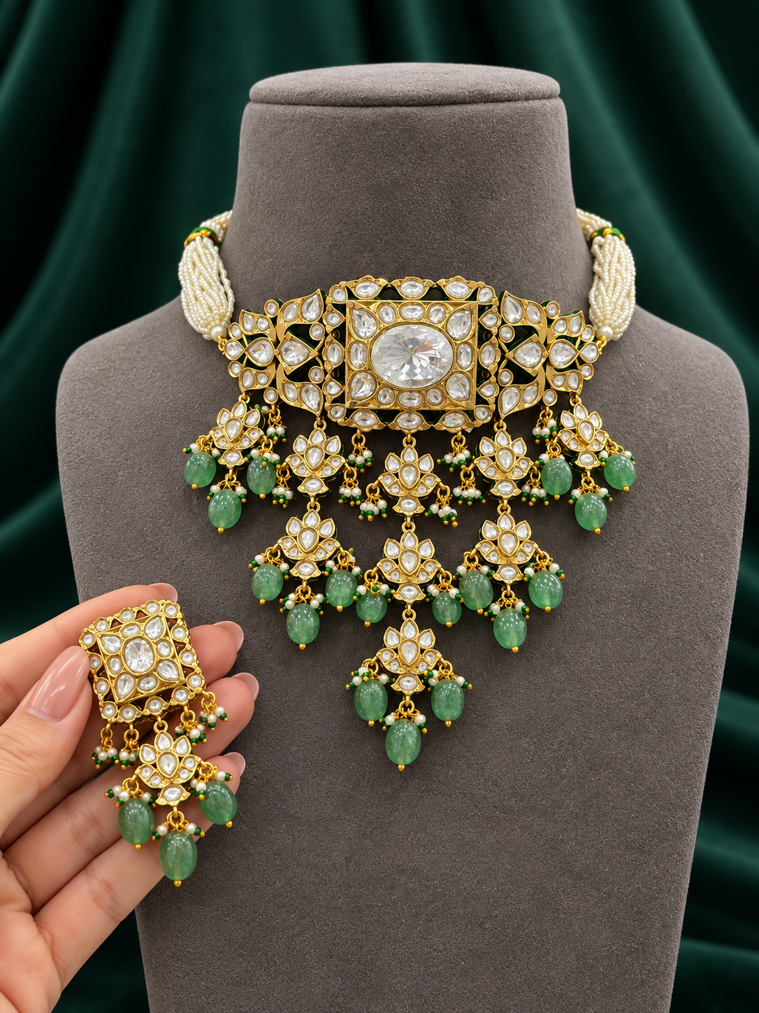 Vanya Bridal Kundan Choker Set