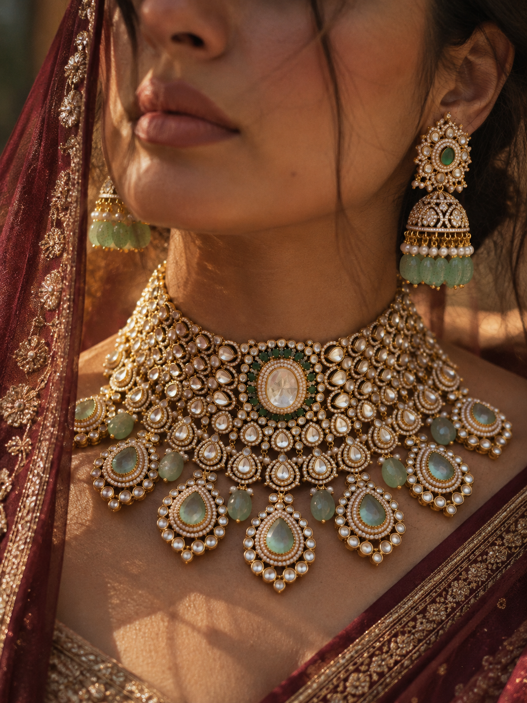 Varnika Bridal Polki Choker Set