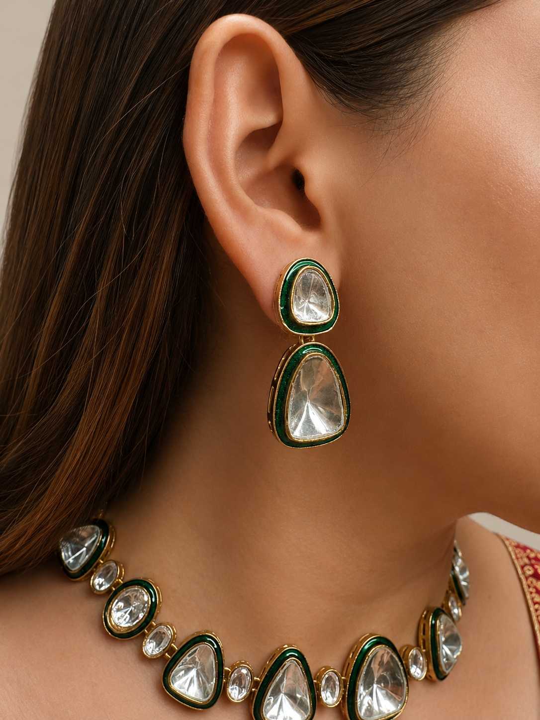 Vamika Polki Necklace set