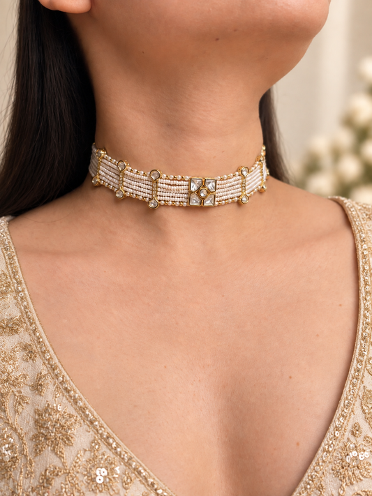 Mihi Kundan Choker Set