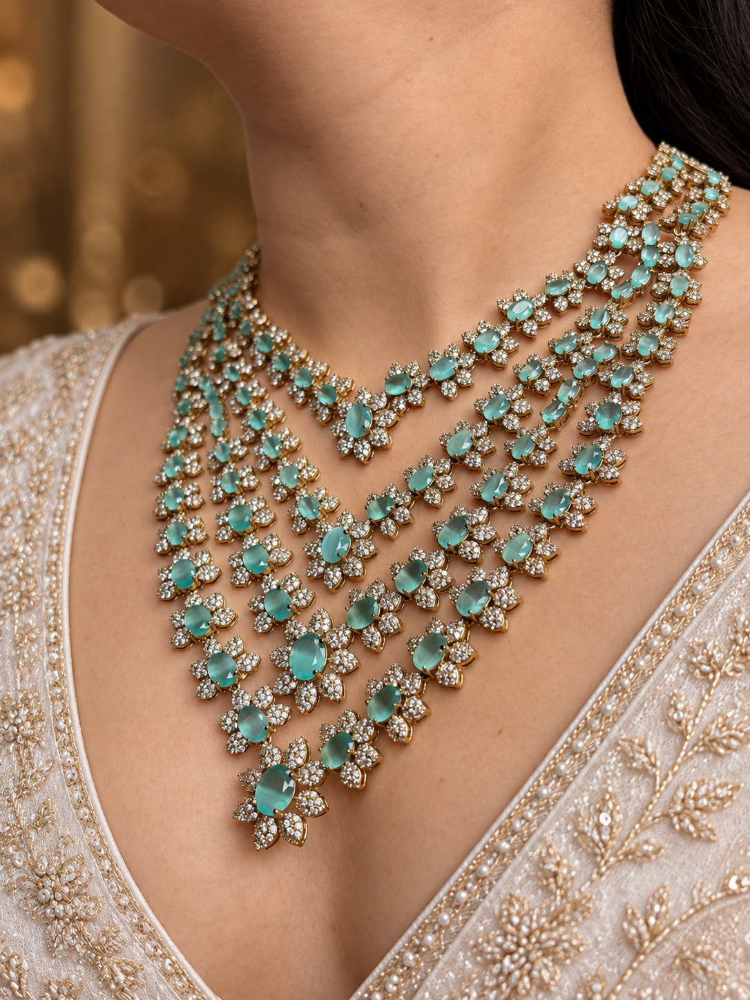 Avika Multi-Layered Necklace Set