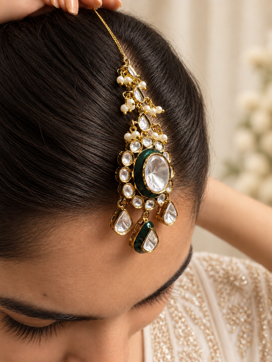 Ratnangi Polki Necklace Set